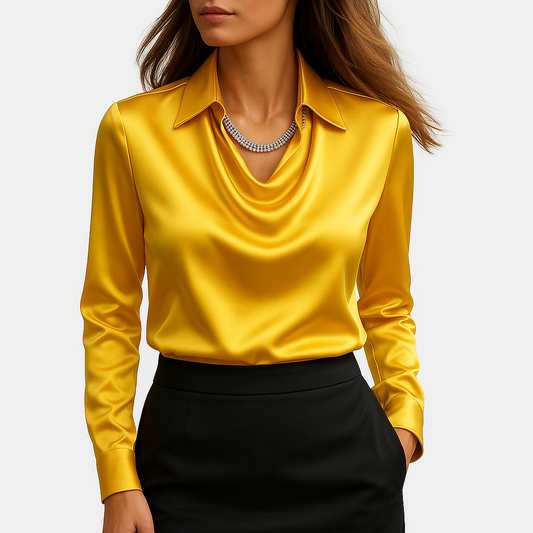 Brooklyn™ | Elegante blusa de satén