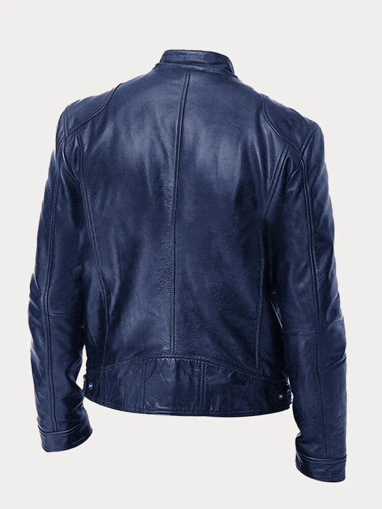James | Bikerjacka i skinn