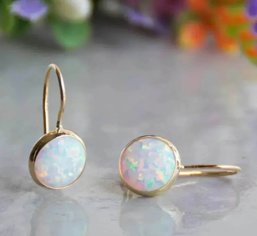 Pendientes Vintage de Ópalo en Oro