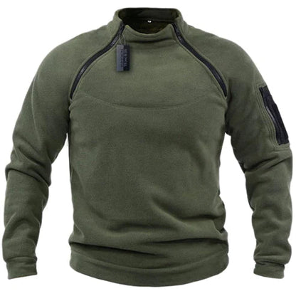 Bengt | Fleecetröja i militärstil