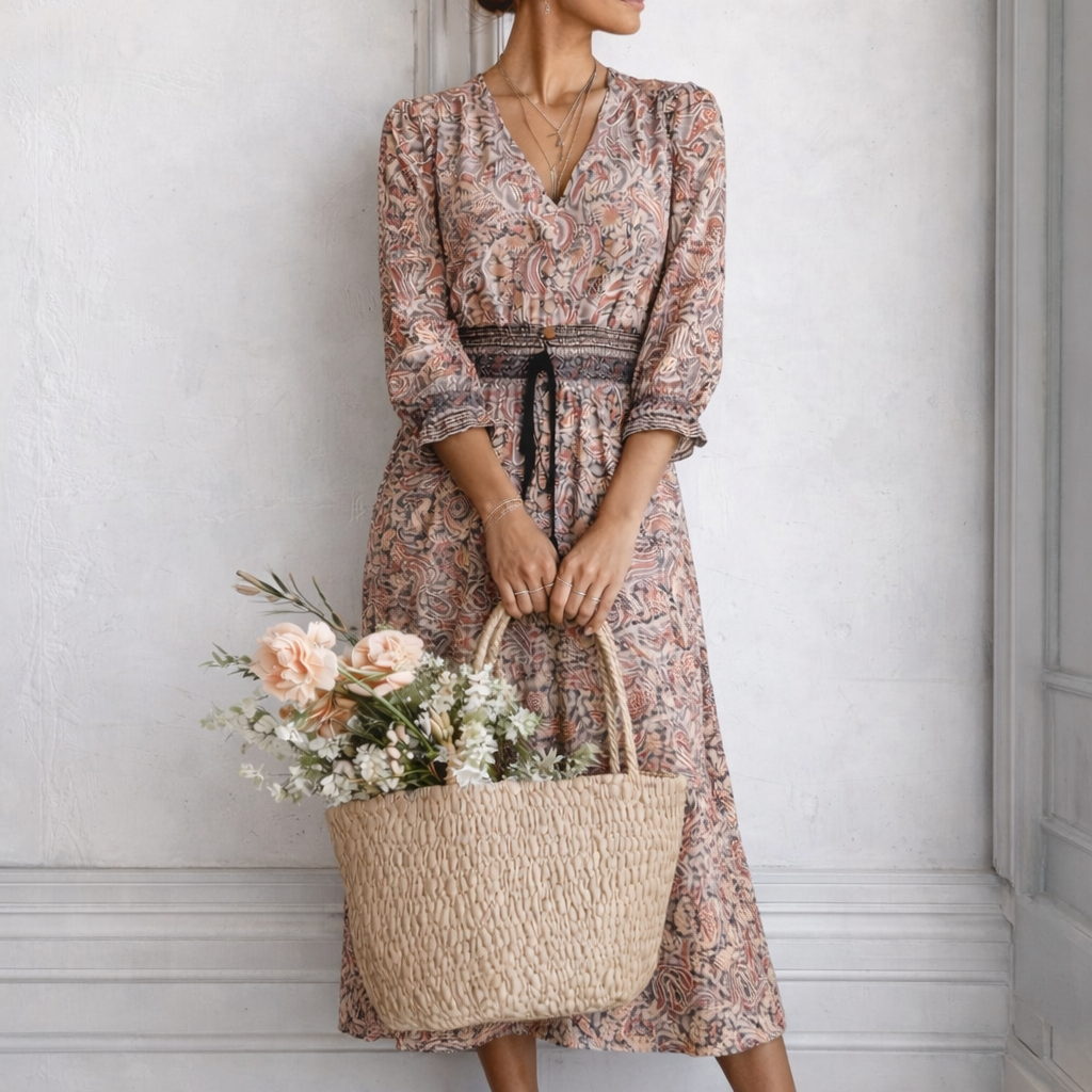 Lola – Vestito Lungo d'Ispirazione Etnica