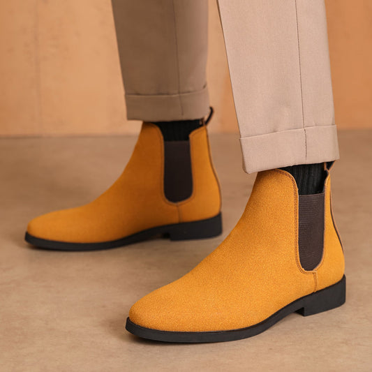 August | Chelseaboots i mjukt läder