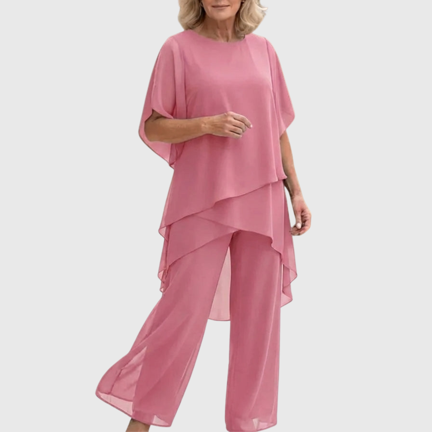 Astrid | Draperat set med palazzobyxor