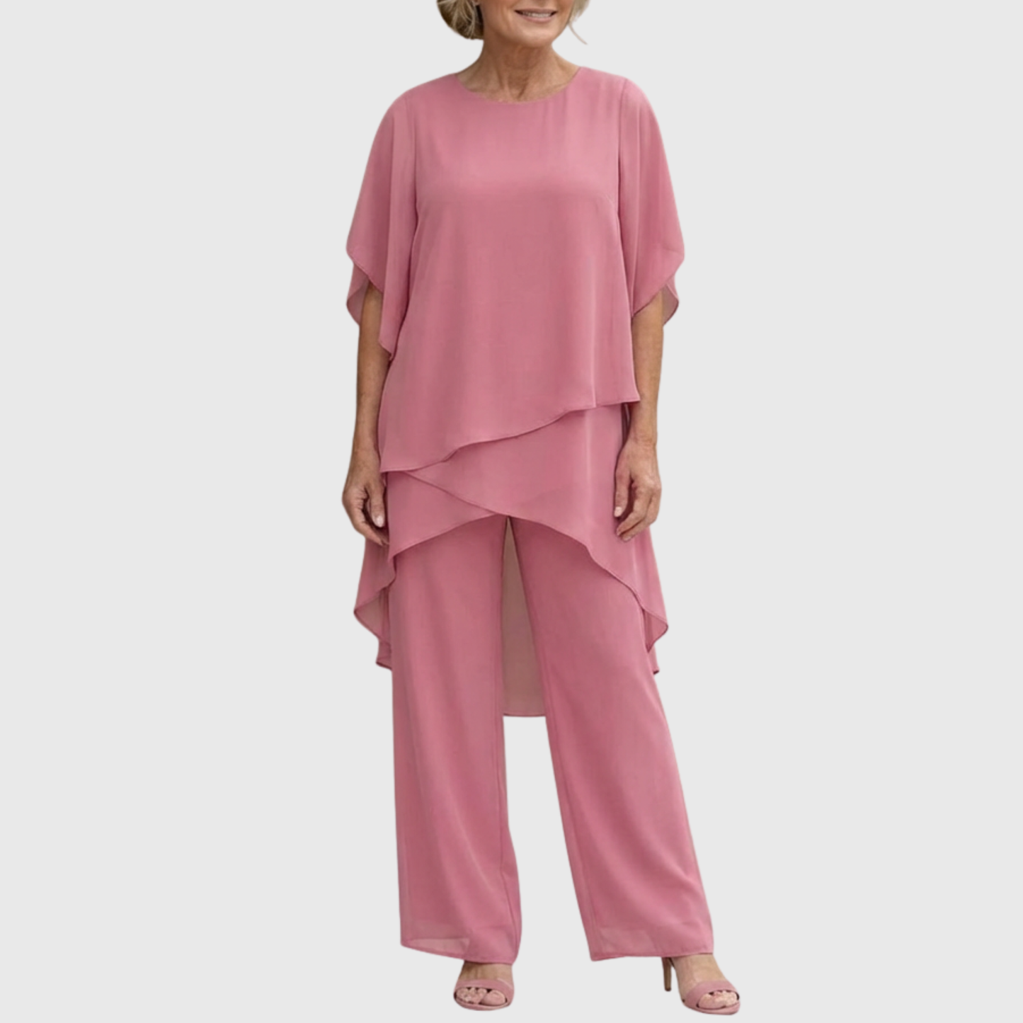Astrid | Draperat set med palazzobyxor
