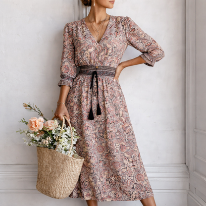 Lola – Vestito Lungo d'Ispirazione Etnica