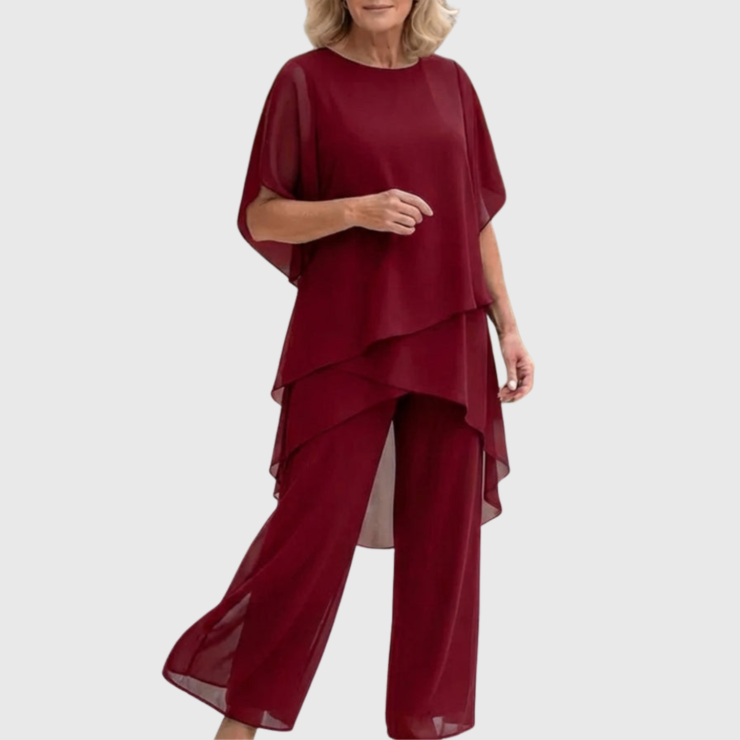 Astrid | Draperat set med palazzobyxor