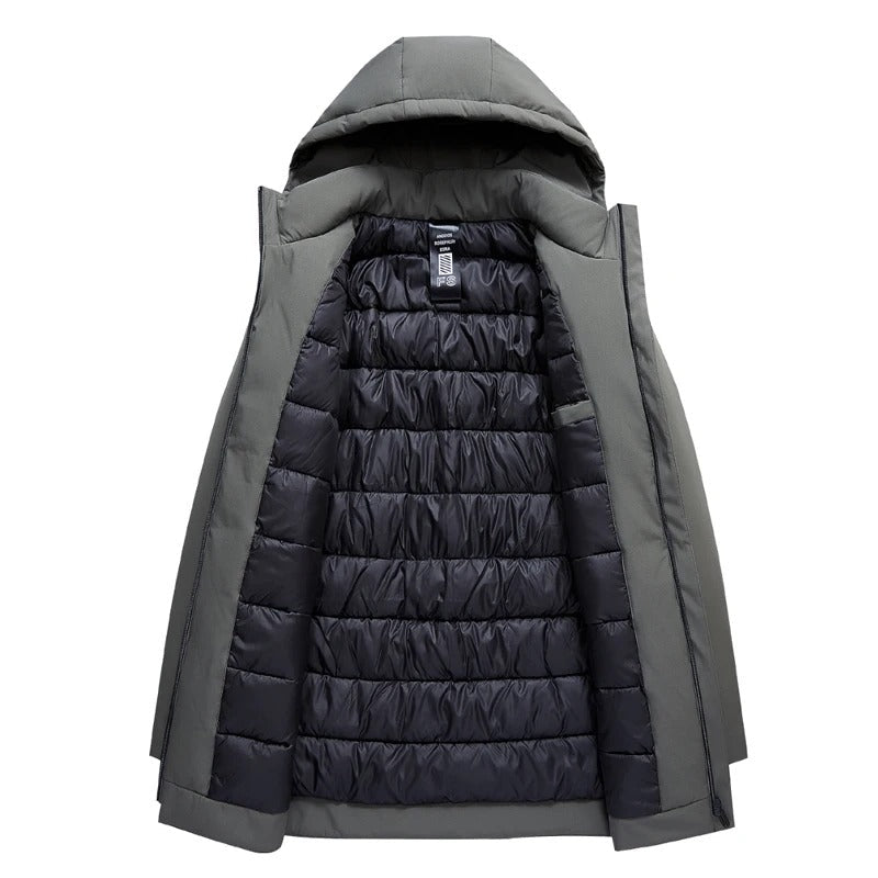 Karl | Lång jacka i slim fit