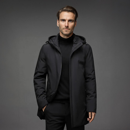 Karl | Lång jacka i slim fit