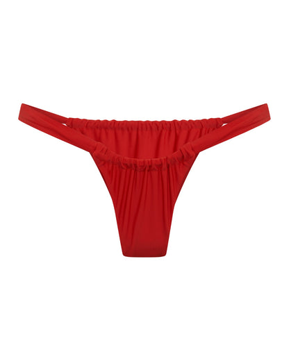 Braguita de bikini SIENNA en color rojo cinatti