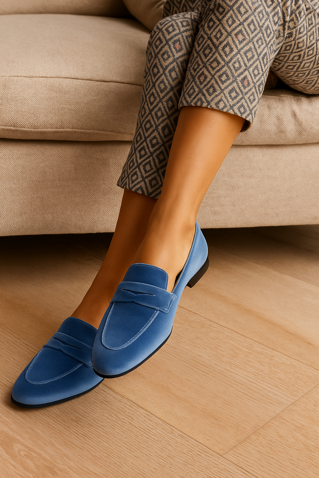 Jane™ | Mocasines de Terciopelo