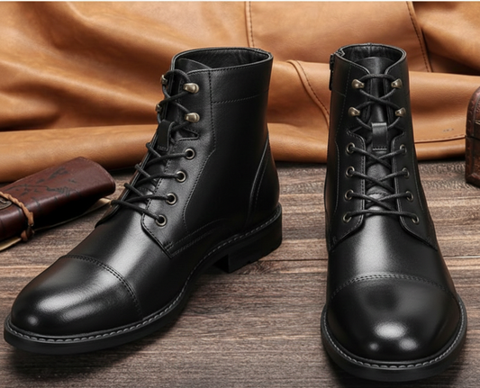 Pietro | Handcrafted Elite Onyx Boots