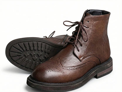 Eduardo | Stivaletti Brogue Artigianali in Pelle