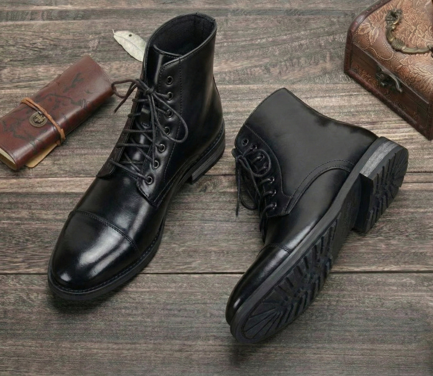 Pietro | Stivali Elite Onyx Lavorati a Mano