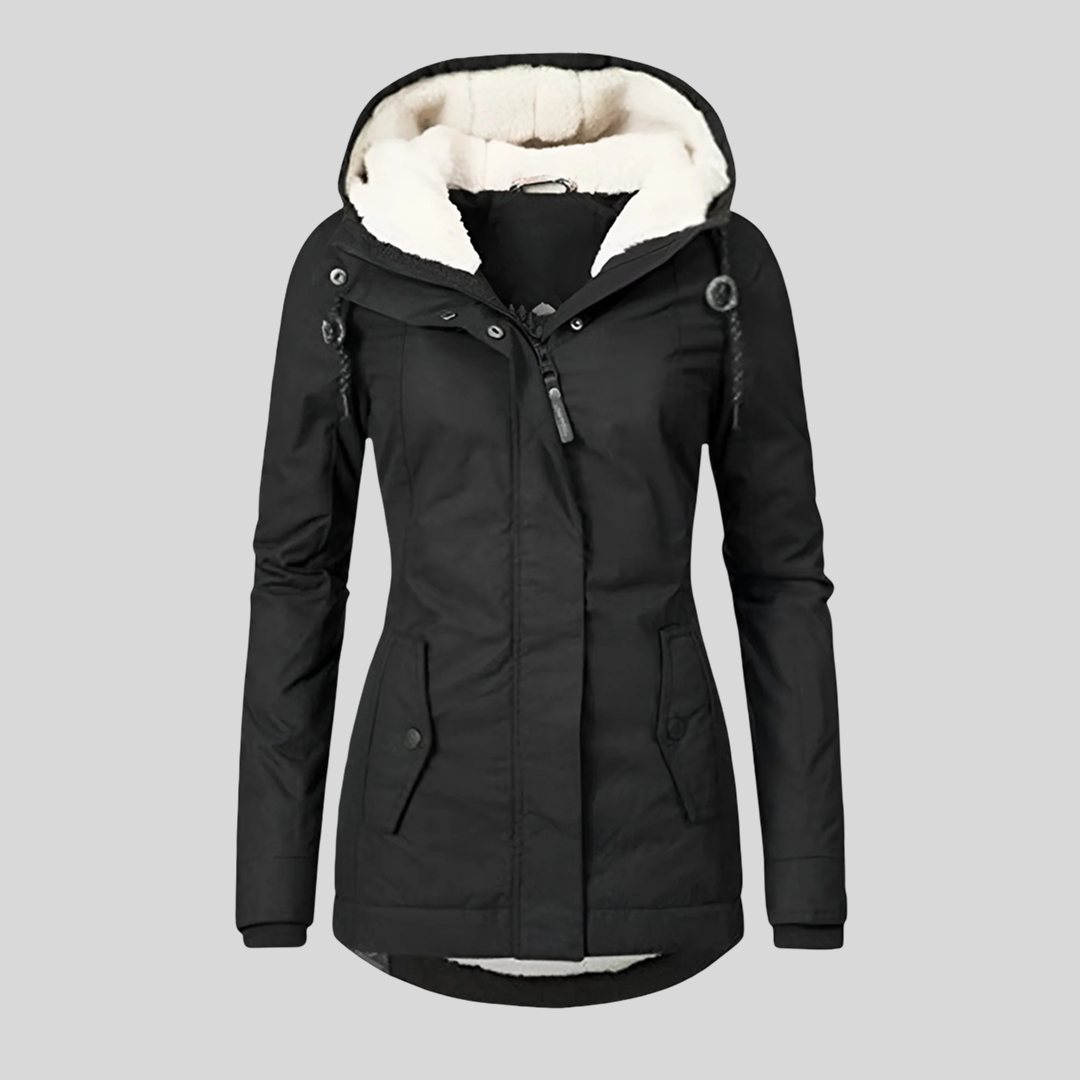 NUA | ELEGANTE CHAQUETA IMPERMEABLE