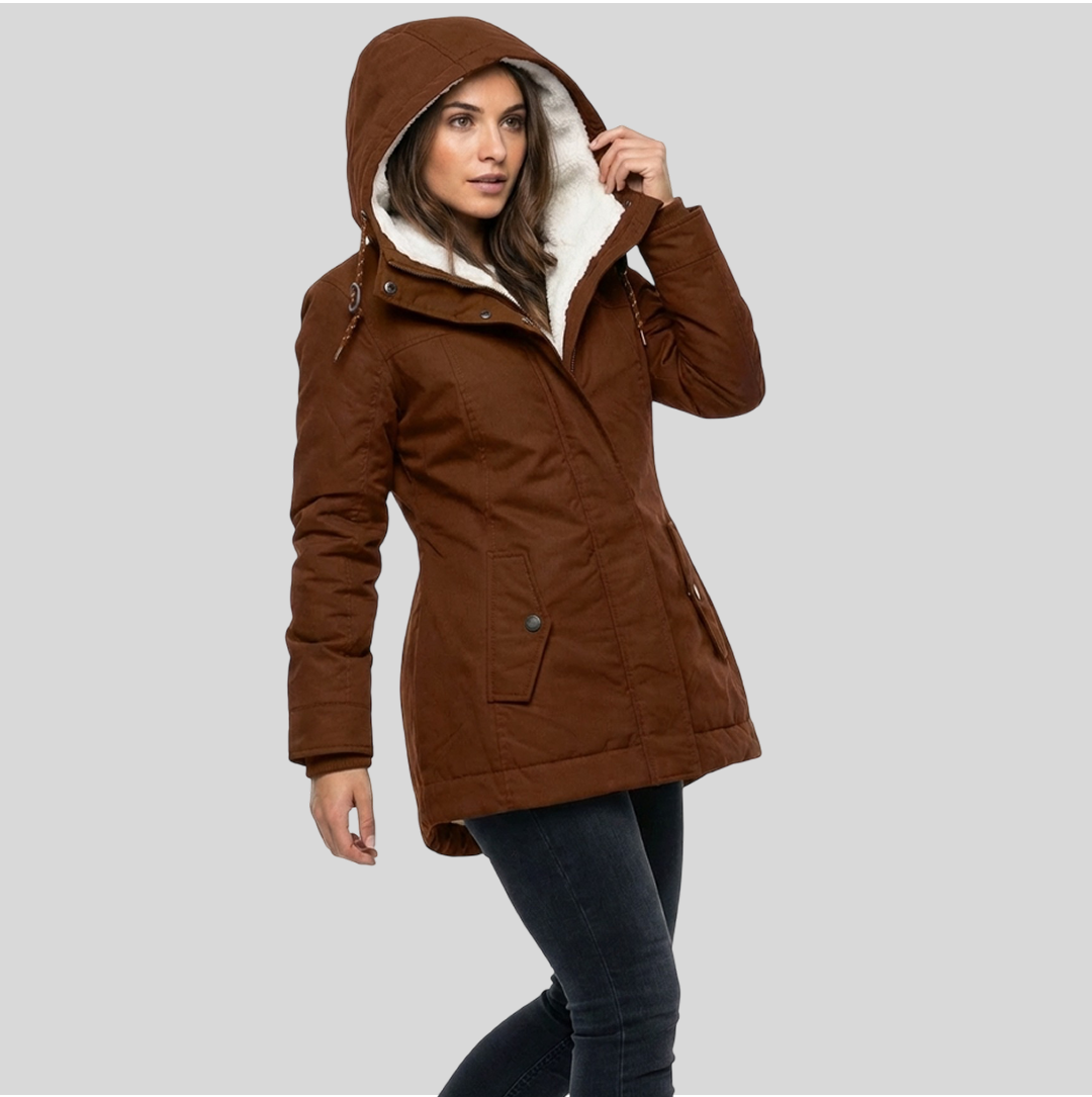 NUA | ELEGANTE CHAQUETA IMPERMEABLE