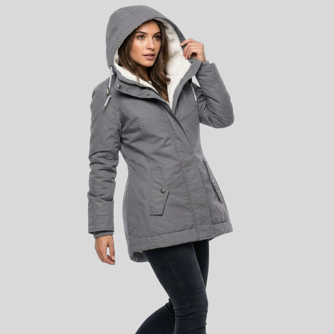 NUA | ELEGANTE CHAQUETA IMPERMEABLE