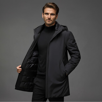Karl | Lång jacka i slim fit