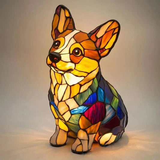Glow-lampa Kunglig Corgi