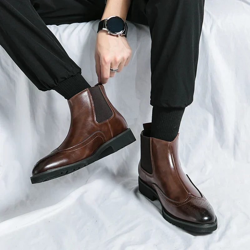 Dominic Hartwell Chelsea Leather Boots