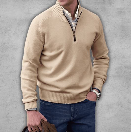 Markus | Elegant tröja med dragkedja