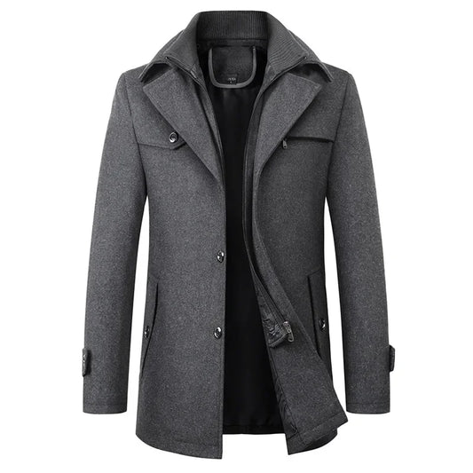 Stephon | Business Casual Verdickter Mantel