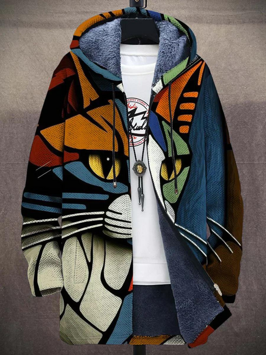 Liam | Retro-hoodie med 3D-tryck