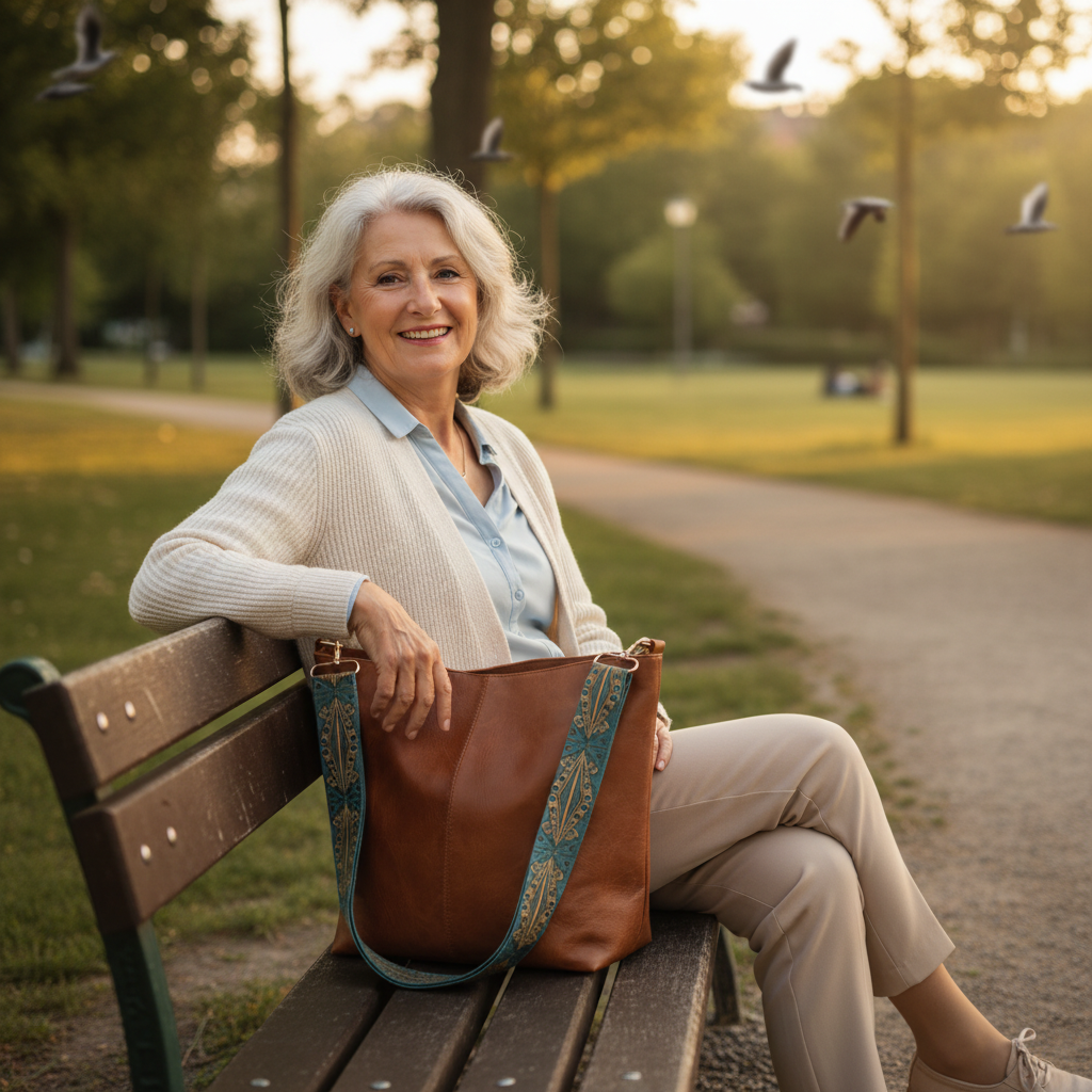 Tamar - Bolso de piel vintage