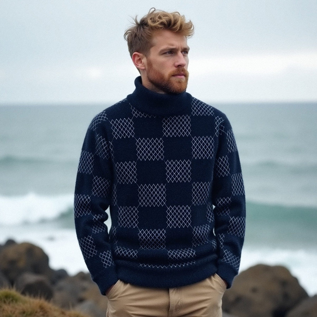 Anders | Stickad designertröja