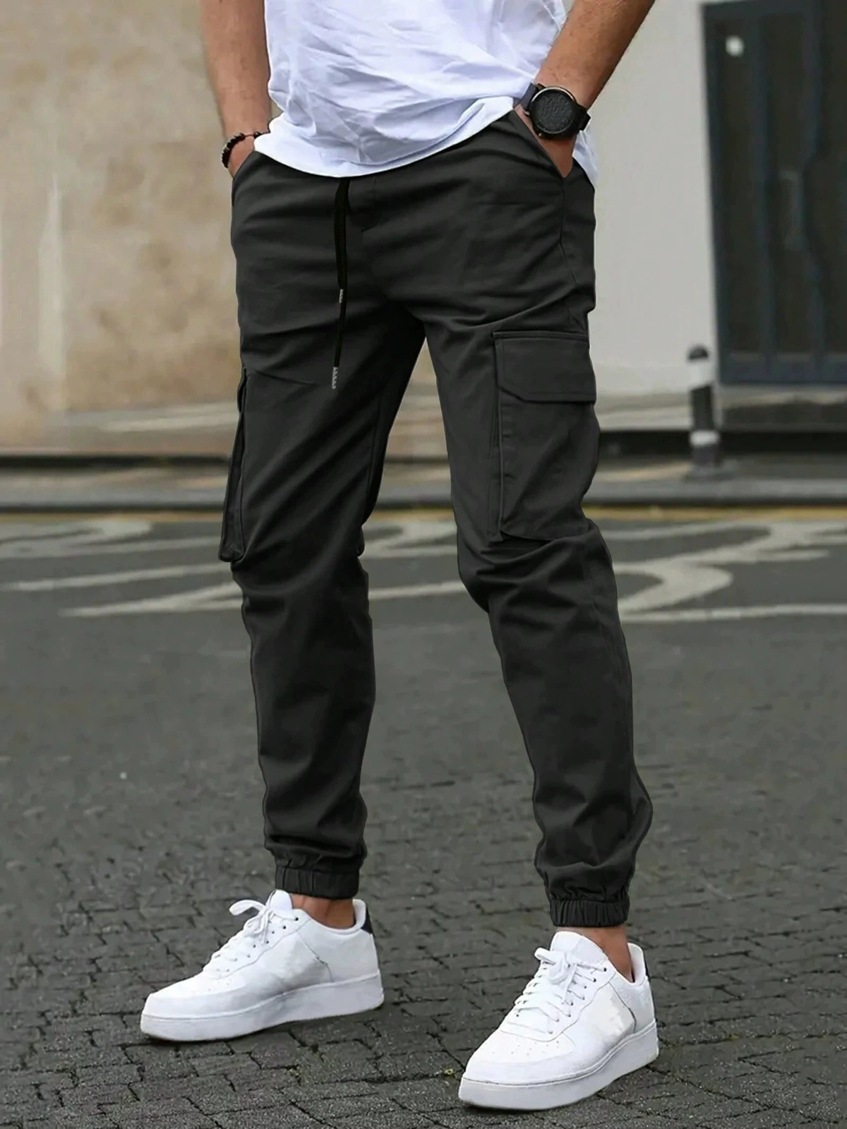 David | Avslappnad cargo-jogger