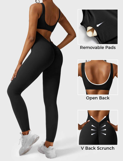 Yeoreo Lizvette Jumpsuit mit V-Rücken