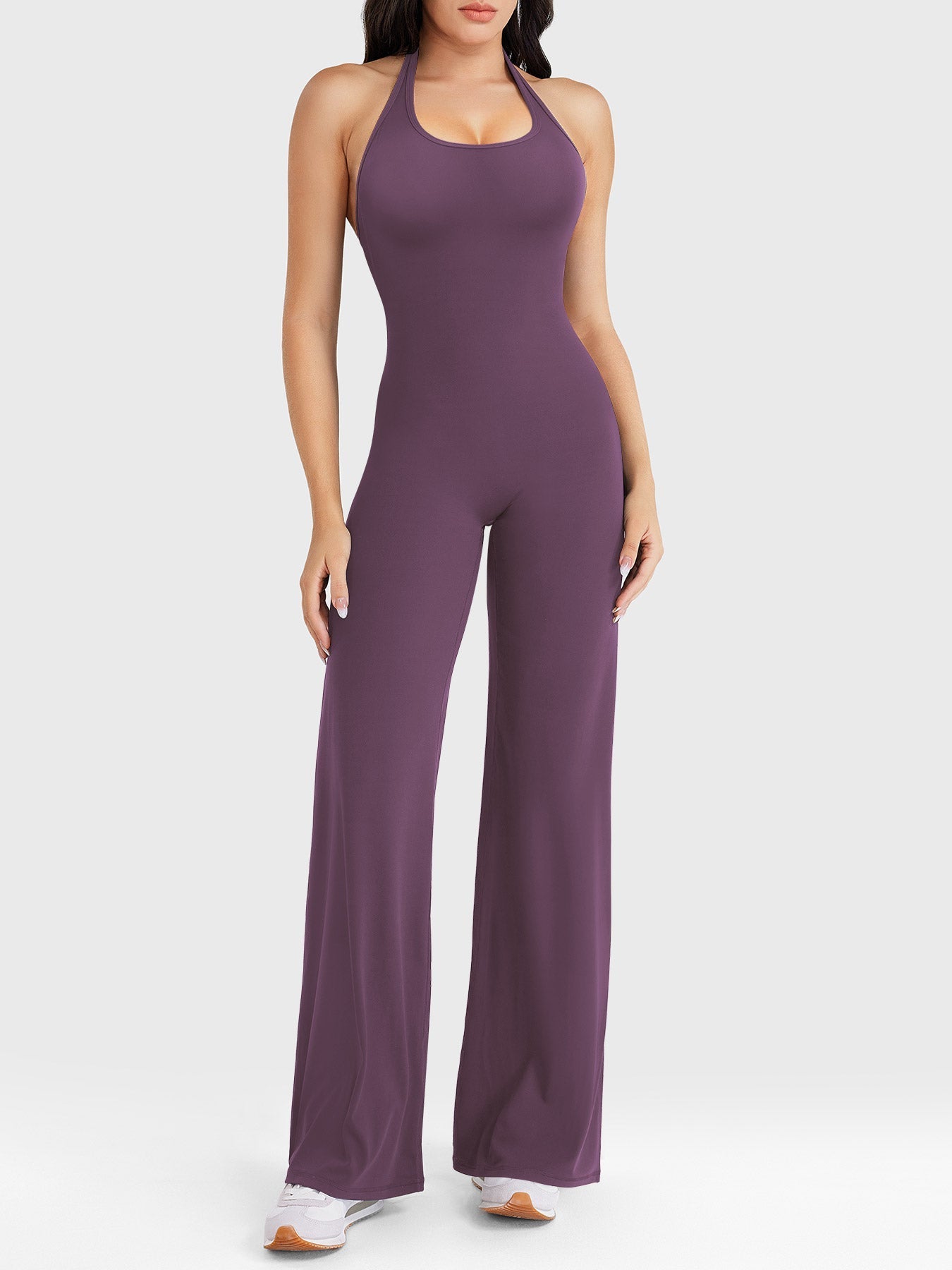 Yeoreo Cathylie Halter Jumpsuit mit geradem Bein