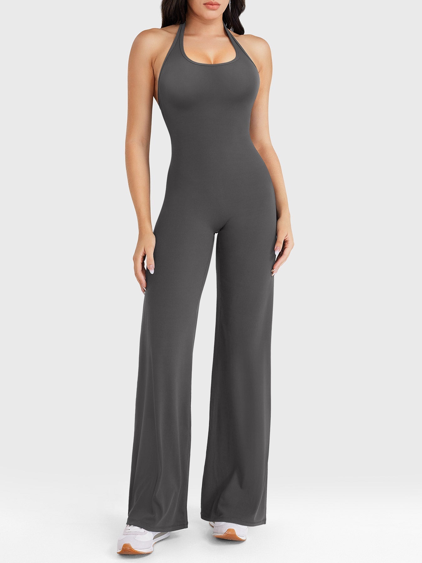 Yeoreo Cathylie Halter Jumpsuit mit geradem Bein