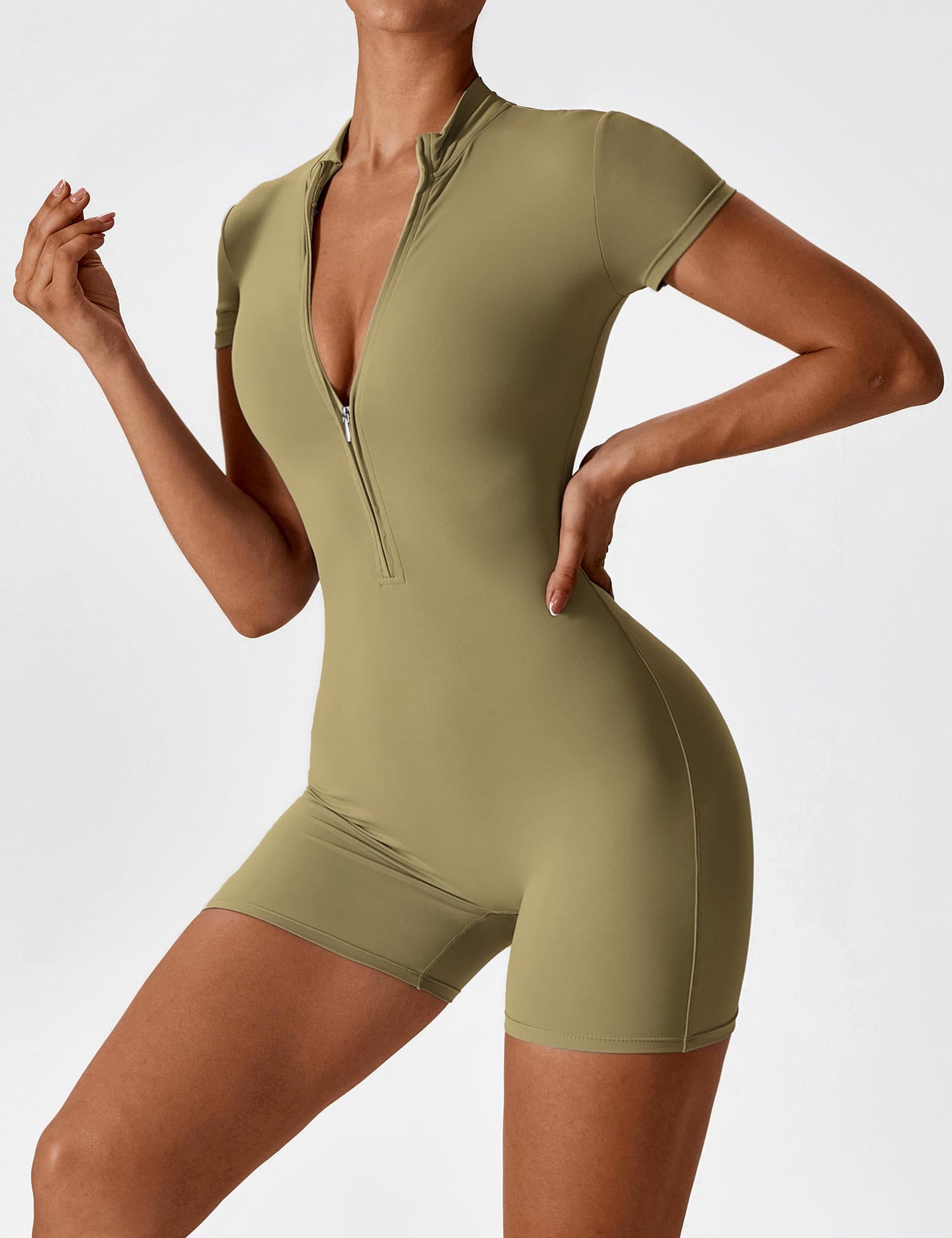 Yeoreo Shortsleeve Reißverschluss Romper