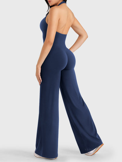 Yeoreo Cathylie Halter Jumpsuit mit geradem Bein