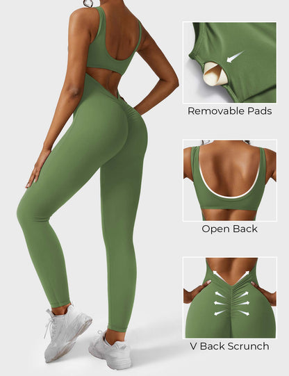 Yeoreo Lizvette Jumpsuit mit V-Rücken