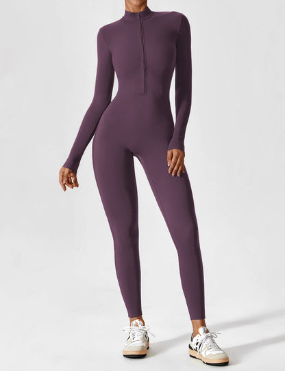 Yeoreo Longsleeve Reißverschluss Jumpsuit