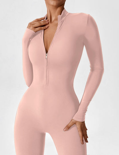 Yeoreo Longsleeve Reißverschluss Jumpsuit