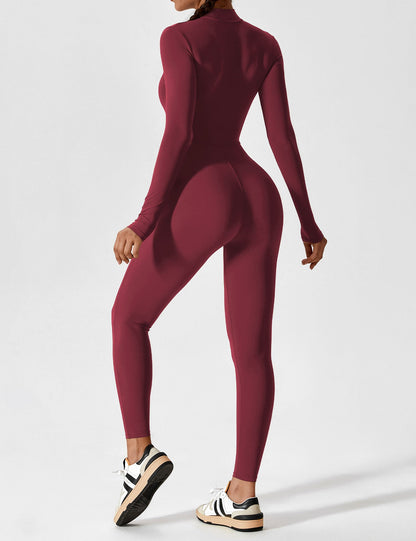 Yeoreo Longsleeve Reißverschluss Jumpsuit