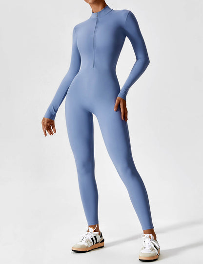 Yeoreo Longsleeve Reißverschluss Jumpsuit