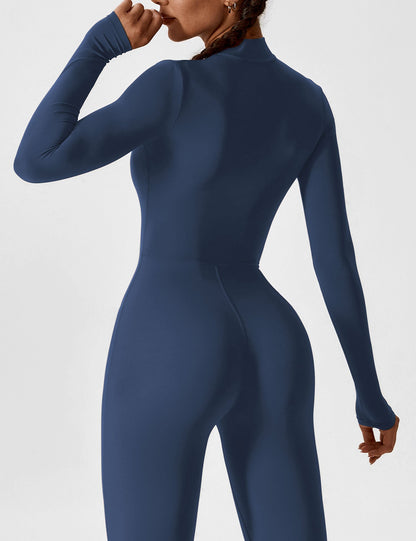 Yeoreo Longsleeve Reißverschluss Jumpsuit