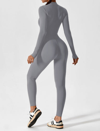 Yeoreo Longsleeve Reißverschluss Jumpsuit