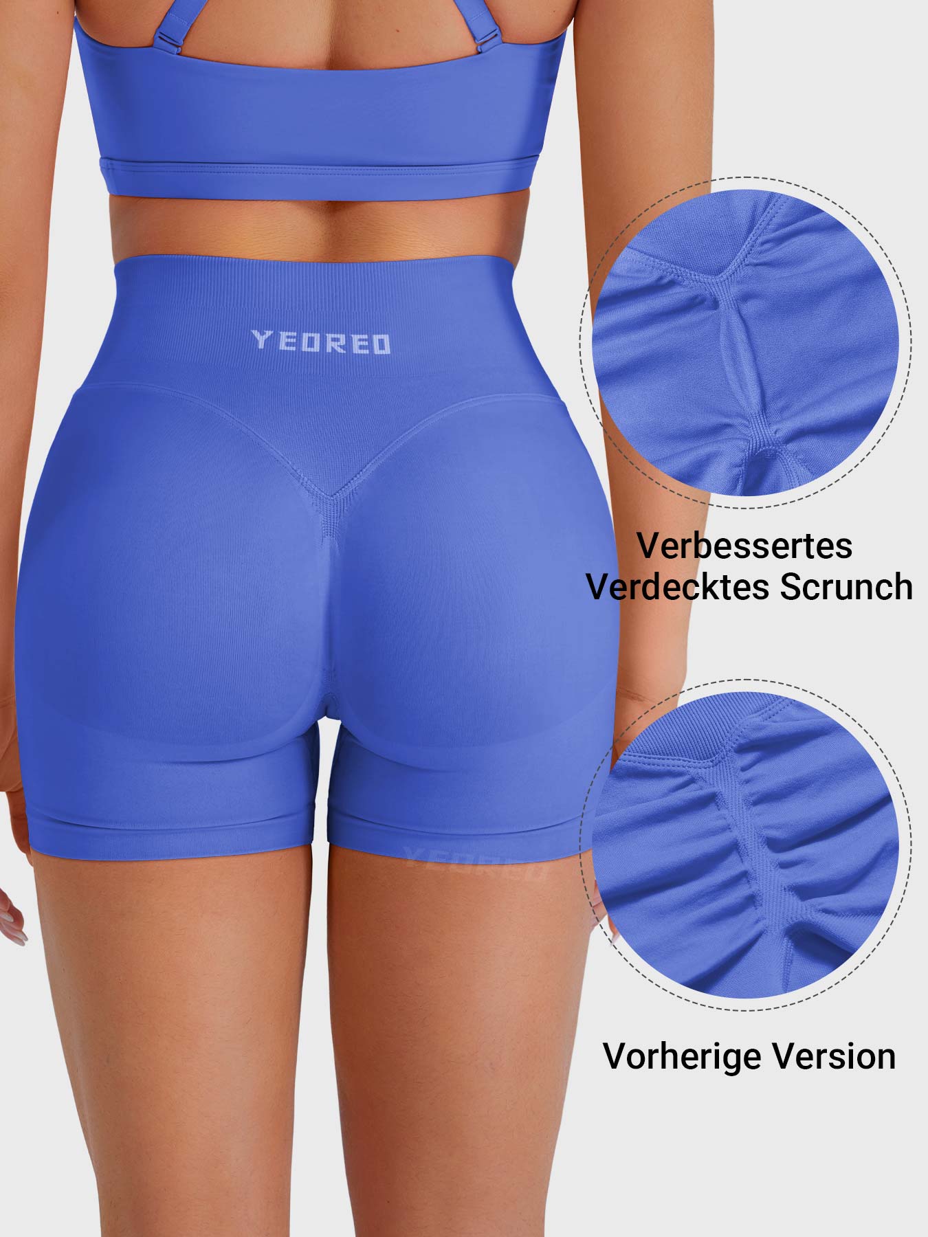 Yeoreo Baderiy 4,5" Verbesserte Nahtlose Shorts