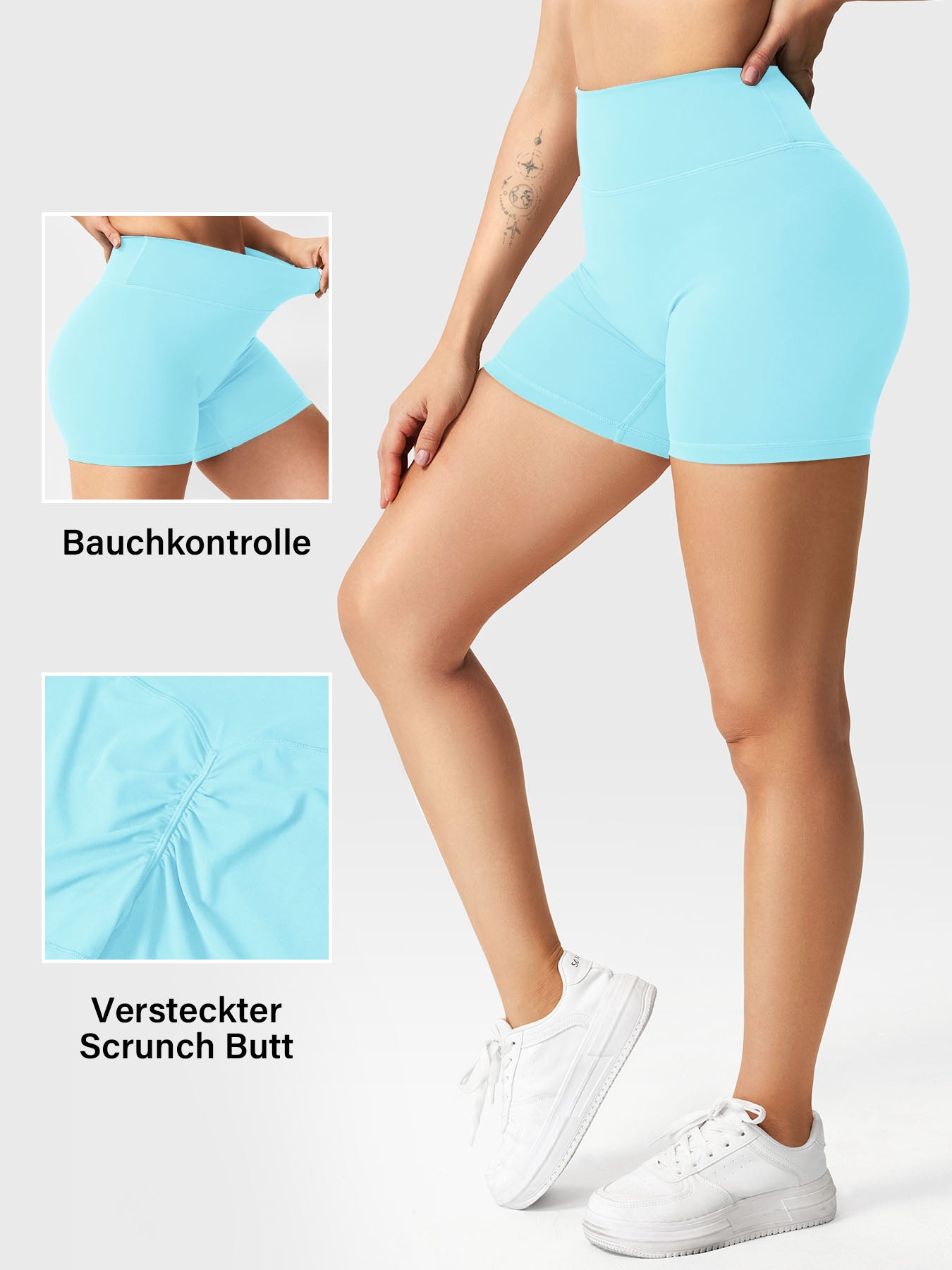 Yeoreo Craze 4.5" Scrunch Shorts