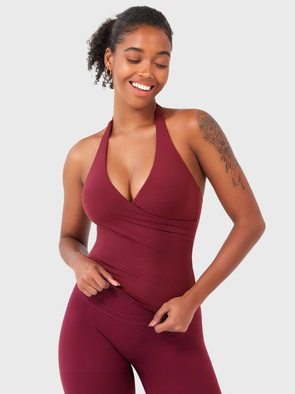 Yeoreo Elevine V-Ausschnitt Neckholder Tank