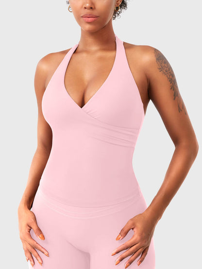 Yeoreo Elevine V-Ausschnitt Neckholder Tank