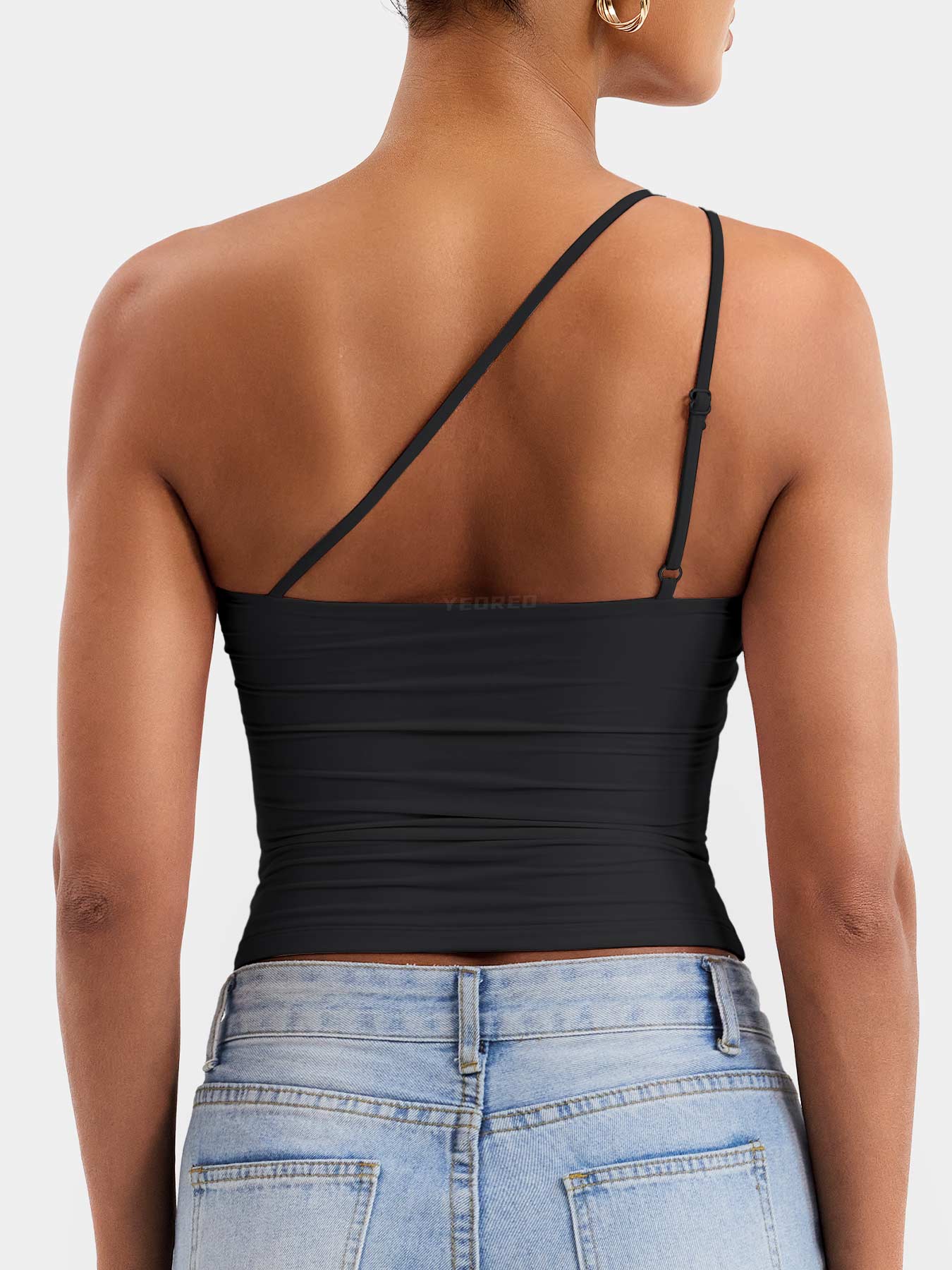 Yeoreo Fanciy Ein-Schulter Tank Top