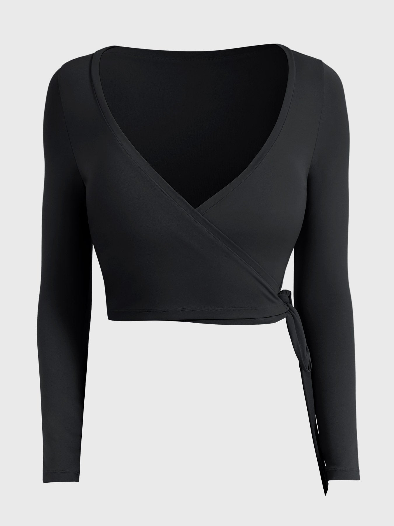 Yeoreo Michelie Langarm Ballett Wickel Top