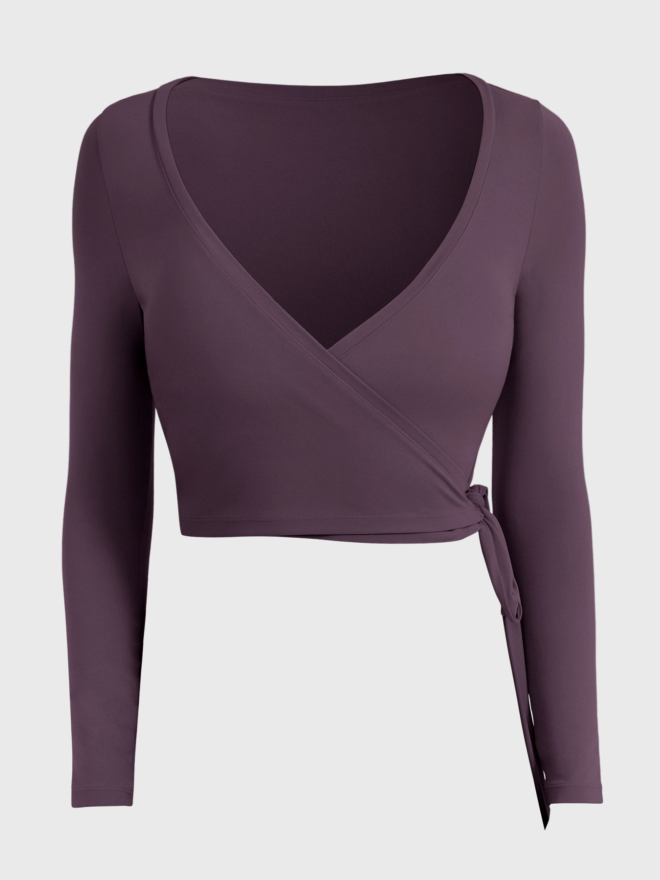 Yeoreo Michelie Langarm Ballett Wickel Top