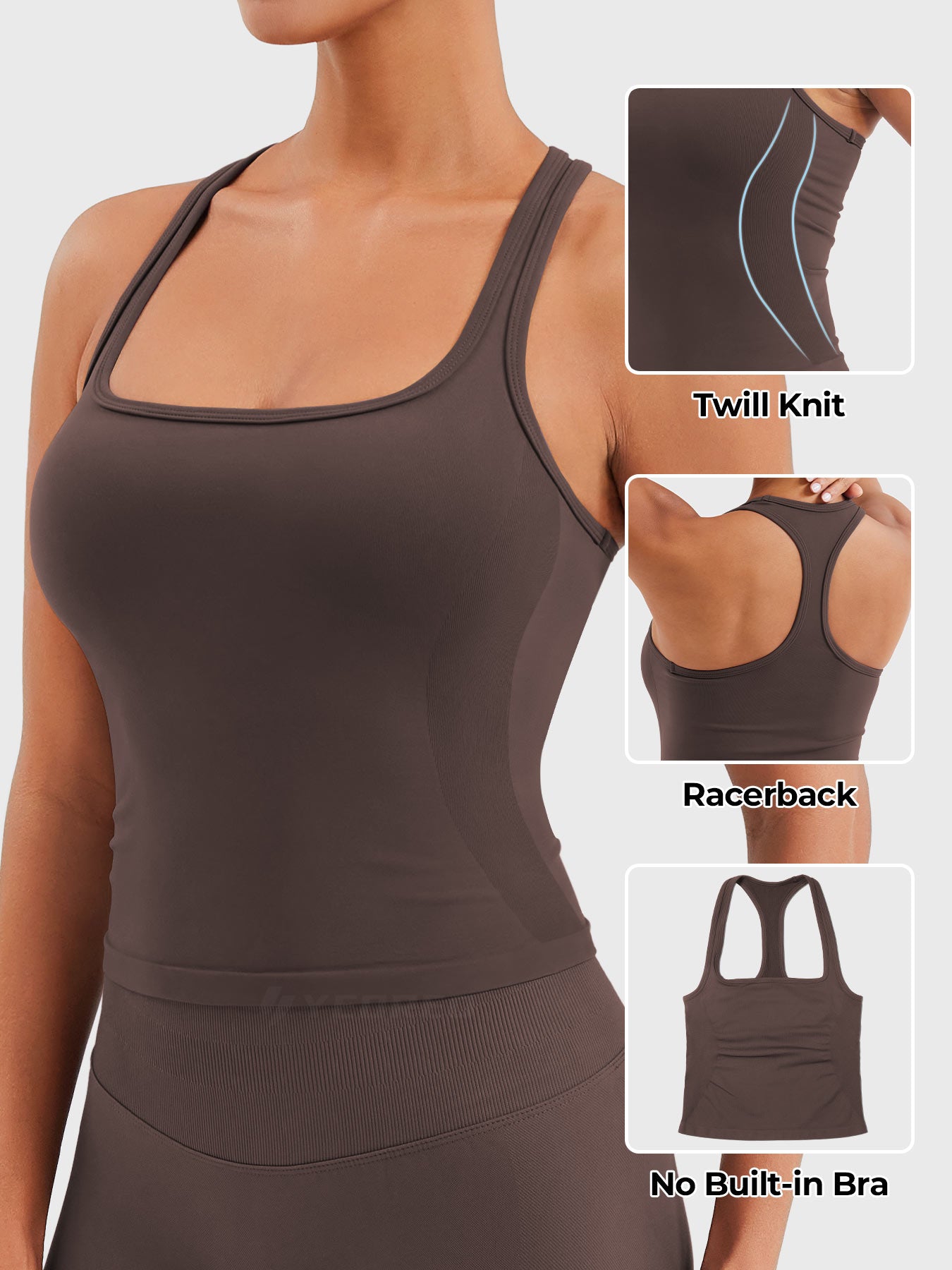 Yeoreo Esteile Seamless Racerback Tank