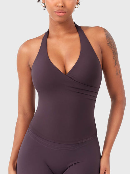 Yeoreo Elevine V-Ausschnitt Neckholder Tank